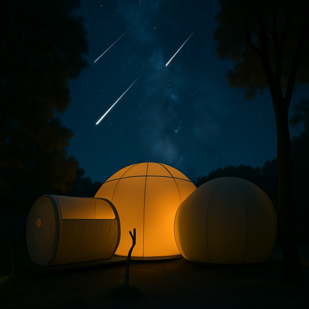 Pluie d'étoiles filantes des Perséides : Où vivre le spectacle magique depuis un dôme en Occitanie