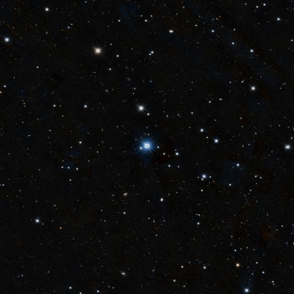 Portion de ciel (relevé astronomique, exemple)