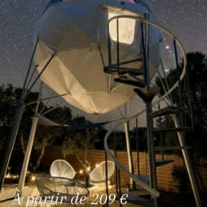 Bulle panoramique Céleste 360 avec vue sur la Voie Lactée