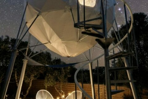 Bulle panoramique Céleste 360 avec vue sur la Voie Lactée