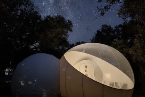 Séjour romantique en Bulle Mars et Vénus avec jacuzzi
