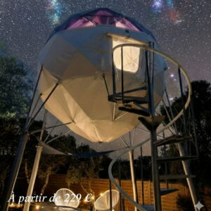 un hébergement atypique très bons avis clients confort absolu et vue incroyable près de Montpellier