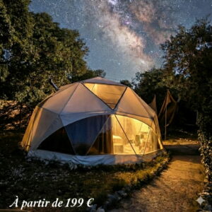 Dôme Army Expérience en pleine nature avec jacuzzi privé