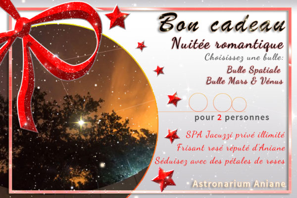 Bon cadeau nuit insolite Romantique